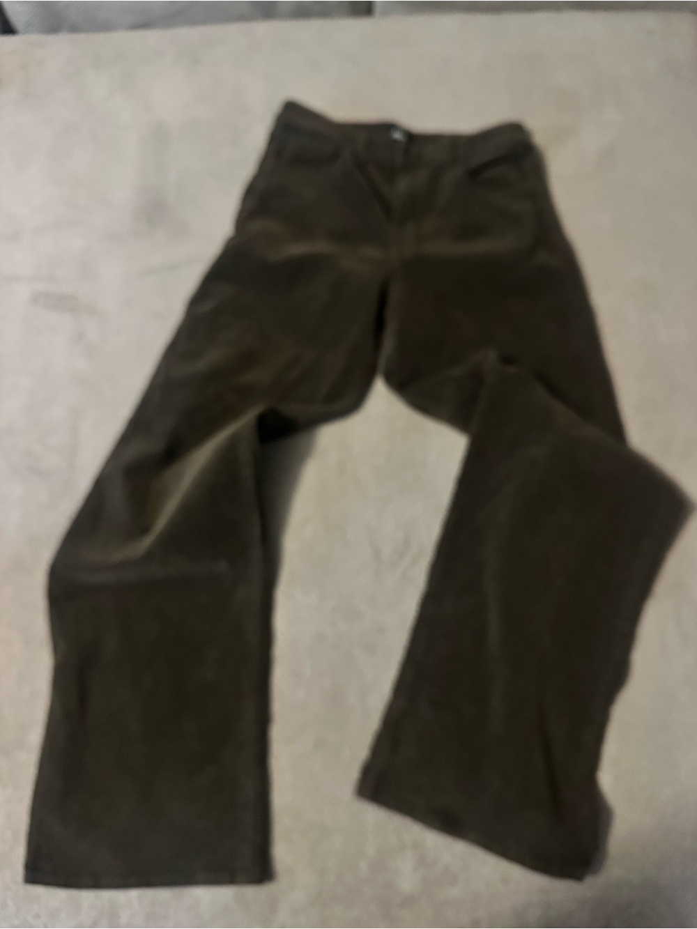 Men's Dark Brown Corduroy Pants - Straight Leg Comfort